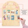 ORIGACH My First Year Baby Growth Photo Display Wood Board - 12 Months Newborn Milestones Picture Frame - Neutral Baby Keepsake Board 1st Birthday Party Nursery Decor New Mom Gift - Pink Butterfly view 3