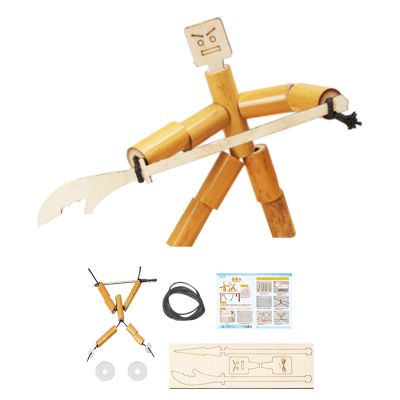 CoudarTitie Wooden Puppet Set for Interactive Family Fun, Wood Tool