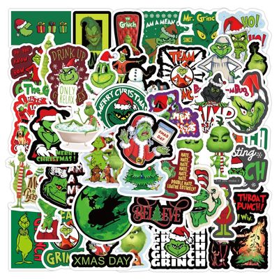 100PCS Christmas Stickers Non Repeating Waterproof Holiday Stickers Holiday Gifts for Kids and Teens, Xmas Party Favorite Christmas Sticker Decorations (A)