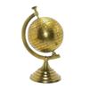 Antique Rotating Earth Geography Globe Brass Earth Globe Home Decor Brass Decorative Desktop Globe view 1