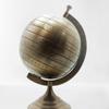 Antique Rotating Earth Geography Globe Brass Earth Globe Home Decor Brass Decorative Desktop Globe view 3