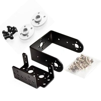 1set 2 DOF Short Pan and Tilt Servos Bracket Sensor Mount Kit for Compatible Retail