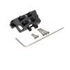MEUS Racing 1/24 Aluminum Alloy Servo Mount Bracket for Axial SCX24 90081 RC Car Replacement Upgrade Accessories Anti-Rust (Black) view 1