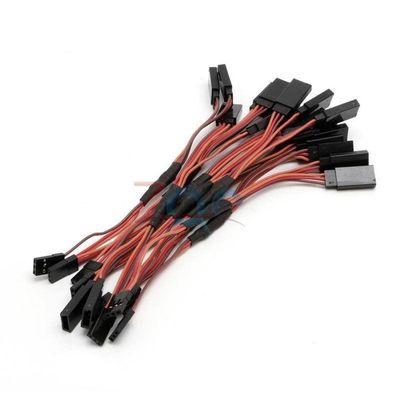 10PCS 150mm Servo RC Y Style Male to Female JR Wire Cord Extension Lead Cable Connector