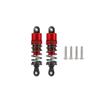1/10 RC Oil Leakproof Shocks,2Pcs Adjustable Oil Filled Shocks 52mm-120mm for 1/10 RC Buggy Truggy On Road Touring Drift Cars Monster Trucks Upgrade Parts (2PCS 62mm Red) view 1