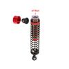 1/10 RC Oil Leakproof Shocks,2Pcs Adjustable Oil Filled Shocks 52mm-120mm for 1/10 RC Buggy Truggy On Road Touring Drift Cars Monster Trucks Upgrade Parts (2PCS 62mm Red) view 4
