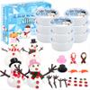 Do You Want to Build a Snowman,9 Pack Putty Slime Kit with Snowman Accessories,Build, Melt & Rebuild Fun,Stress Relief Toy Party Favors Birthday Gifts for Girls and Boys. view 1
