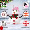 Do You Want to Build a Snowman,9 Pack Putty Slime Kit with Snowman Accessories,Build, Melt & Rebuild Fun,Stress Relief Toy Party Favors Birthday Gifts for Girls and Boys. view 2