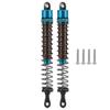 1/10 RC Oil Leakproof Shocks,2Pcs Adjustable Oil Filled Shocks 52mm-120mm for 1/10 RC Buggy Truggy On Road Touring Drift Cars Monster Trucks Upgrade Parts (2pcs 110mm blue) view 1