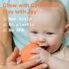 b is for Ball Food Grade Silicone Sensory Baby & Toddler Ball | teether | squirty Bath Toy | Stacking Toy | Montessori Toy | Dishwasher Safe | 6 Months+ | 2 Ball Set view 4