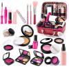 Pretend Makeup Toy Sets for Girls Age 3-8,Toddler Makeup Kit for Play Vanity Set, Washable Fake Cosmetic Dress Up Toys, Princess Style Beauty Accessories Gift for 3-12 Year Old Kids view 1