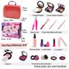 Pretend Makeup Toy Sets for Girls Age 3-8,Toddler Makeup Kit for Play Vanity Set, Washable Fake Cosmetic Dress Up Toys, Princess Style Beauty Accessories Gift for 3-12 Year Old Kids view 2