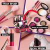 Pretend Makeup Toy Sets for Girls Age 3-8,Toddler Makeup Kit for Play Vanity Set, Washable Fake Cosmetic Dress Up Toys, Princess Style Beauty Accessories Gift for 3-12 Year Old Kids view 4