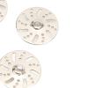 4pcs RC Counter Weight Brake Disc Brass Wheel Weights Hex Adapter for Axial SCX24 C10 1/24 RC Car view 4