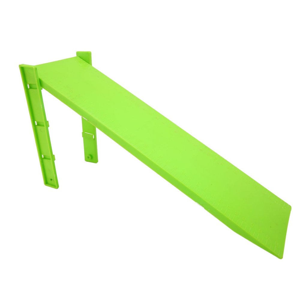 2 Sets Basic Inclined Plane, Clear Scale Plastic Inclined Plane for Education Experiment Pulley Mechanics Experiment Type Inclined Plane for Primary School Students