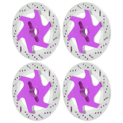 Bnineteenteam RC Brake Disc, 4PCS Universal Aluminum Alloy RC Car Accessory Metal Hex Adapter for 1/10 Remote Control Car