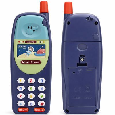 Baby Toy Phone, Interactive Music Learning Toddler Learning Phone Plastic for Toddlers Kids Parents Educational Play Imaginative Fun Developmental s