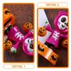 ifundom Ghost Shape Solar Dancing Decor Halloween Skeleton Figurine Car Ornament for Decoration Charming Design for Home Solar-Powered Halloween Decor Random Style view 3