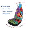 BEIVGOXL Colorful Ladybird Printed Car Seat Covers Full Set for Women Universal Car Seat Covers,Easy to Install Cover Set,Fit for Most Cars,Sedan,SUV, Van 2 Pcs view 3