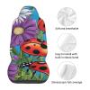 BEIVGOXL Colorful Ladybird Printed Car Seat Covers Full Set for Women Universal Car Seat Covers,Easy to Install Cover Set,Fit for Most Cars,Sedan,SUV, Van 2 Pcs view 4