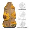 BEIVGOXL Sunflowers Printed Printed Car Seat Covers Full Set for Women Universal Car Seat Covers,Easy to Install Cover Set,Fit for Most Cars,Sedan,SUV, Van 2 Pcs view 4