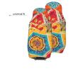 BEIVGOXL African Textile Patchwork Print Printed Car Seat Covers Full Set for Women Universal Car Seat Covers,Easy to Install Cover Set,Fit for Most Cars,Sedan,SUV, Van 2 Pcs view 2