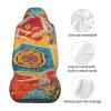 BEIVGOXL African Textile Patchwork Print Printed Car Seat Covers Full Set for Women Universal Car Seat Covers,Easy to Install Cover Set,Fit for Most Cars,Sedan,SUV, Van 2 Pcs view 4