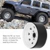 4PCS 1.9in RC Rims Universal Fit Strong Support 8 Spokes Wheel Rim Set for Axial SCX10 SCX10 II SCX10 III (White) view 4