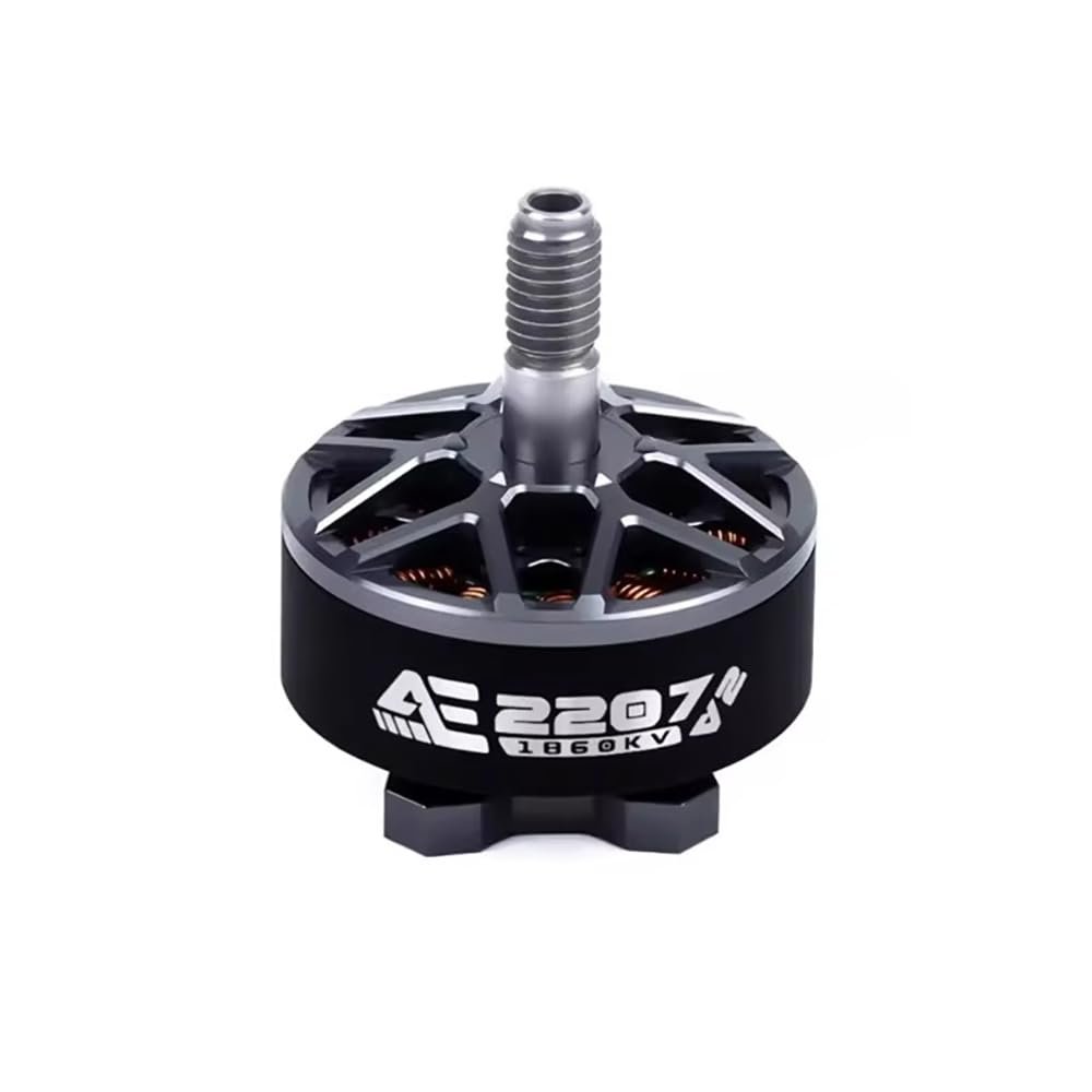 AXISFLYING AE2207 V2 18650KV 1960KV Brushless Motor 4~6S Lipo 5mm Shaft Suitable for 5inch Propeller Drones (1PC AE2207 V2 1860KV)