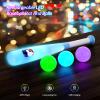 Leshein LED Tball Set for Toddlers 3-5, 5-8, Light up Tee Ball Set for Toddlers, Glow in The Dark T Ball Set for Kids 3-5, Kids Outdoor Toys Baseball Toys Gifts for Boys Girls (Blue) view 3