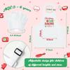 R HORSE Christmas Kid Apron & Chef Hat Set, 2Pcs Children Kitchen Apron, Dress Up Role Play Chef Toy Cooking Baking Painting Training Kit for Kids Birthday Gift view 2