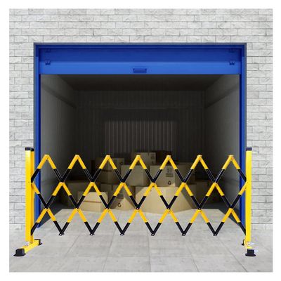 PCWLH Scalable Security Barrier Fence for Schools, Hospitals, Depots - Folding Security Gate with Insulation FRP Tube for Crowd Control Block The Door on Streets