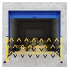 PCWLH Scalable Security Barrier Fence for Schools, Hospitals, Depots - Folding Security Gate with Insulation FRP Tube for Crowd Control Block The Door on Streets view 1