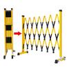 PCWLH Scalable Security Barrier Fence for Schools, Hospitals, Depots - Folding Security Gate with Insulation FRP Tube for Crowd Control Block The Door on Streets view 2