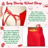 R HORSE 2Pcs Christmas Kid Apron and Chef Hat Set, Xmas Red Adjustable Children Red Kitchen Apron, Dress up Role Play Chef Toy Cooking Baking Painting Training Kits for Kids Birthday Christmas Gift view 4