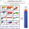 YagoDago 200PCS Suction Darts, Universal Guns Bullets Foam Bullet Dart Refill Pack Compatible with Nerf N-Strike Elite Disruptor Elite Fortnite Modulus Blasters Elite Darts, Blue view 4