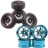12mm Hex Wheel Rims & OD 2.59" Rubber Tires & Metal Wheel Rims RC 12mm Hex Hubs 1/10 RC Drift On-Road Racing Touring Wheel Rim view 1