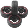 12mm Hex Wheel Rims & OD 2.59" Rubber Tires & Metal Wheel Rims RC 12mm Hex Hubs 1/10 RC Drift On-Road Racing Touring Wheel Rim view 4