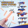 YagoDago Gun Bullets Suction Darts Ammo, Universal Foam Bullet Dart Refill Pack Compatible with Nerf N-Strike Elite Disruptor Elite Fortnite Modulus Blasters Elite Darts, Orange 100 Pack view 2