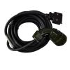 Bolisila A2 Series High-Power Encoder Connection Cable Servo Motor Line ASD-A2EN1005 Connection Line Cable(ASD-A2EN1005 5m) view 1