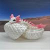 3D Printed Dragon with Dragon Egg, Articulated Axolotl Baby Dragon, White and Pink Axolotl Dragon, Fidget Toy for Autism ADHD BD008-WE view 4