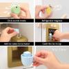 PairPear Wooden Toy Fridge for Kids Kitchen, Toddler Pretend Play Refrigerator with Real IceDrop, Magnetic Stickers, Kids Toy Food Play Kitchen Accessory Gift for Boys & Girls Age 3+ view 4