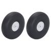 MECCANIXITY RC Airplane Wheels 2.76"x 1.06"x 0.15" OD RC Airplane,Aircraft PU Sponge Wheels,Tire Tail Wheel RC Aircraft Foam Wheel Replacement for DIY RC Model Plane Aircraft Pack of 2 view 1