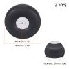 MECCANIXITY RC Airplane Wheels 2.76"x 1.06"x 0.15" OD RC Airplane,Aircraft PU Sponge Wheels,Tire Tail Wheel RC Aircraft Foam Wheel Replacement for DIY RC Model Plane Aircraft Pack of 2 view 2