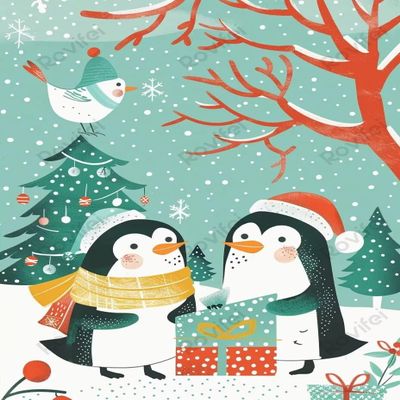 Winter Penguin 35 Piece Puzzles for Adults,Eco-Friendly Wooden Puzzles,Vivid & Colorful Personalized Art Crafts - for Room Decor Home Decor Art Decor 6x4 inch