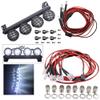8Leds LED Light Headlights Taillight Kit Accessories & RC 4Led LED Light Bar Headlight Metal Roof Lamp view 1