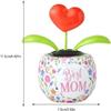 Sunflower Solar Dancing Solar Solar Dancing Flower,Solar Dancing Figurines, Solar Powered Dancing Figurines Powered Swinging Animated Dancer Car Decoration for Car Dashboard Desk Solar Power Kits view 2