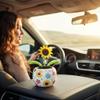 Sunflower Solar Dancing Solar Solar Dancing Flower,Solar Dancing Figurines, Solar Powered Dancing Figurines Powered Swinging Animated Dancer Car Decoration for Car Dashboard Desk Solar Power Kits view 3