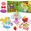 QUOKKA Magnetic Dress-Up Dolls for Girls Boys with 35 Magnetic Pieces - Creative Magnetic Play Set for Home or Travel - Perfect Paper Dolls for Ages 3 and Up, Boost Storytelling with Fairies view 1