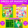 QUOKKA Magnetic Dress-Up Dolls for Girls Boys with 35 Magnetic Pieces - Creative Magnetic Play Set for Home or Travel - Perfect Paper Dolls for Ages 3 and Up, Boost Storytelling with Fairies view 2